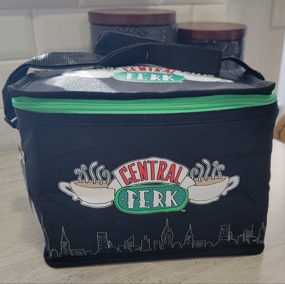 Friends Central Perk Insulated Lunch Bag Black Official TV Show Merch Lunch Box - Picture 16 of 16